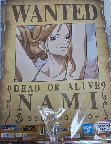 One piece nami wanted poster - poster, j